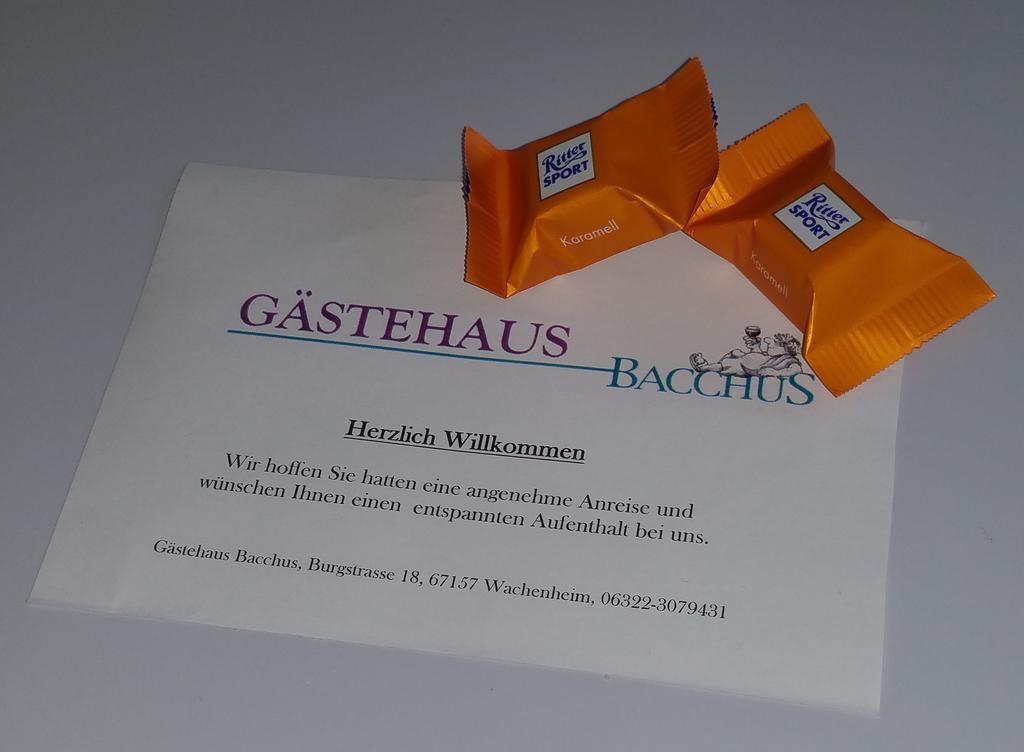 Wachenheim an der Weinstraße Gaestehaus Bacchus מראה חיצוני תמונה
